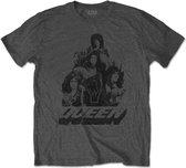 Queen Heren Tshirt -S- 70s Photo Grijs