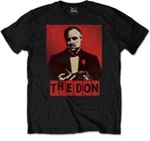 The Godfather Heren Tshirt -L- The Don Zwart
