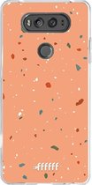 LG V20 Hoesje Transparant TPU Case - Terrazzo N°10 #ffffff