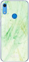 Huawei Y6s Hoesje Transparant TPU Case - Pistachio Marble #ffffff