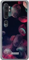 Xiaomi Mi Note 10 Hoesje Transparant TPU Case - Jellyfish Bloom #ffffff