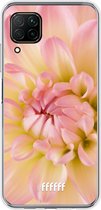 Huawei P40 Lite Hoesje Transparant TPU Case - Pink Petals #ffffff