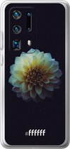 Huawei P40 Pro+ Hoesje Transparant TPU Case - Just a Perfect Flower #ffffff