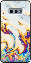 Samsung Galaxy S10e Hoesje TPU Case - Bubble Texture #ffffff