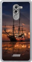 Honor 6X Hoesje Transparant TPU Case - Sea Rovers #ffffff