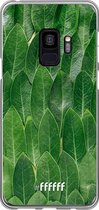 Samsung Galaxy S9 Hoesje Transparant TPU Case - Green Scales #ffffff