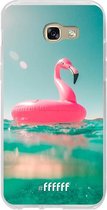 Samsung Galaxy A5 (2017) Hoesje Transparant TPU Case - Flamingo Floaty #ffffff