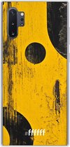 Samsung Galaxy Note 10 Plus Hoesje Transparant TPU Case - Black And Yellow #ffffff