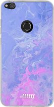 Huawei P8 Lite (2017) Hoesje Transparant TPU Case - Purple and Pink Water #ffffff