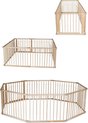 Velox Grondbox Hout - Speelbox Hout - Grondbox Kinderen - Grondbox Baby - Grondbox Playpen