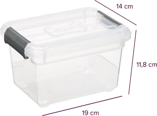 Comic Concept 4 x set stripbox (lang) met deksel, stapelbaar karton