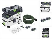 Festool CTLC MINI I- Basic aspirateur mobile sans fil 36 V (2x 18 V ) classe de poussière L + 2x batterie 0 Ah - sans chargeur