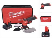 Meuleuse sans fil Milwaukee M12 FDSS-601B 12 V 88,8 x 63,5 mm + 1x batterie rechargeable 0 Ah - sans chargeur