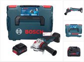 Meuleuse d'angle sur batterie Bosch GWS 18V-10 SC 18 V 125 mm sans balais + 1x batterie ProCORE 5,5 Ah + L-Boxx - sans chargeur