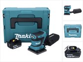 Makita DBO 481 M1J Accuschuurmachine 18 V 112 x 102 mm + 1x accu 4.0 Ah + Makpac - zonder lader