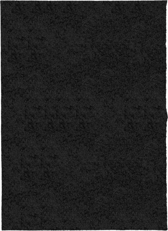 vidaXL-Vloerkleed-PAMPLONA-shaggy-hoogpolig-modern-140x200-cm-zwart