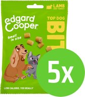 Edgard & Cooper Lam & Rund Bites - Small - Hondensnack - 50g - 5 Zakken