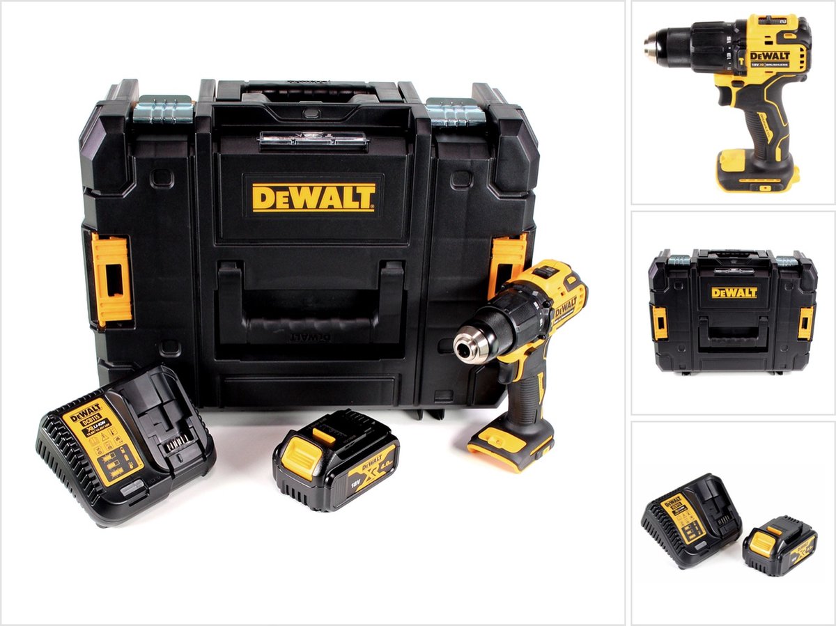 DeWalt DCD 709 M1T accu klopboormachine 18V 65Nm + 1x accu 4,0Ah + lader in TSTAK doos