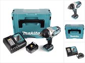 Makita DTW 1001 RF1J accu slagmoersleutel 18V 3/4" 1050Nm borstelloos + 1x oplaadbare accu 3.0Ah + lader + Makpac