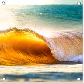 Tuinposters Golf - Water - Zee - 50x50 cm - Tuindoek - Buitenposter