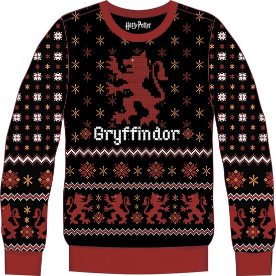 Harry Potter - Gryffindor Huisembleem Sweater XL