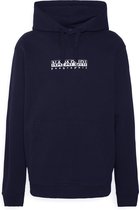 Napapijri - Heren Hoodies B-Box Hoodie - Blauw - Maat XXL