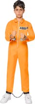 FUNIDELIA Oranje Gevangene Kostuum - Oranje Overall voor Jongens - 97 - 104 cm