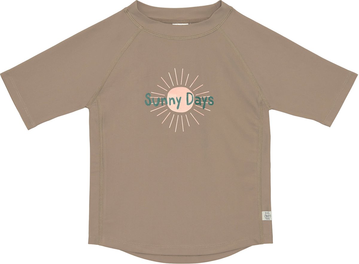 Lässig Splash & Fun Zwemshirt Rashguard Korte Mouw Sun choco, 19 - 24 maanden