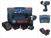 Bosch Professional GDS 18V-1000 C Slagmoeraanzetter - BITURBO - Met 2x 18 V accu's (8.0 Ah) en lader