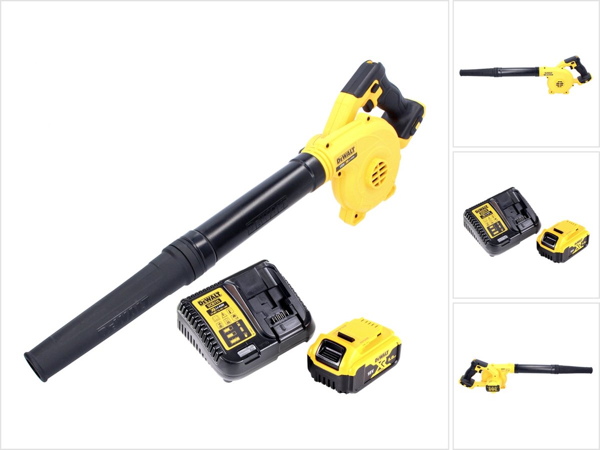 DeWalt DCV 100 P1 accubladblazer / bladblazer 18 V + 1x accu 5.0 Ah + lader