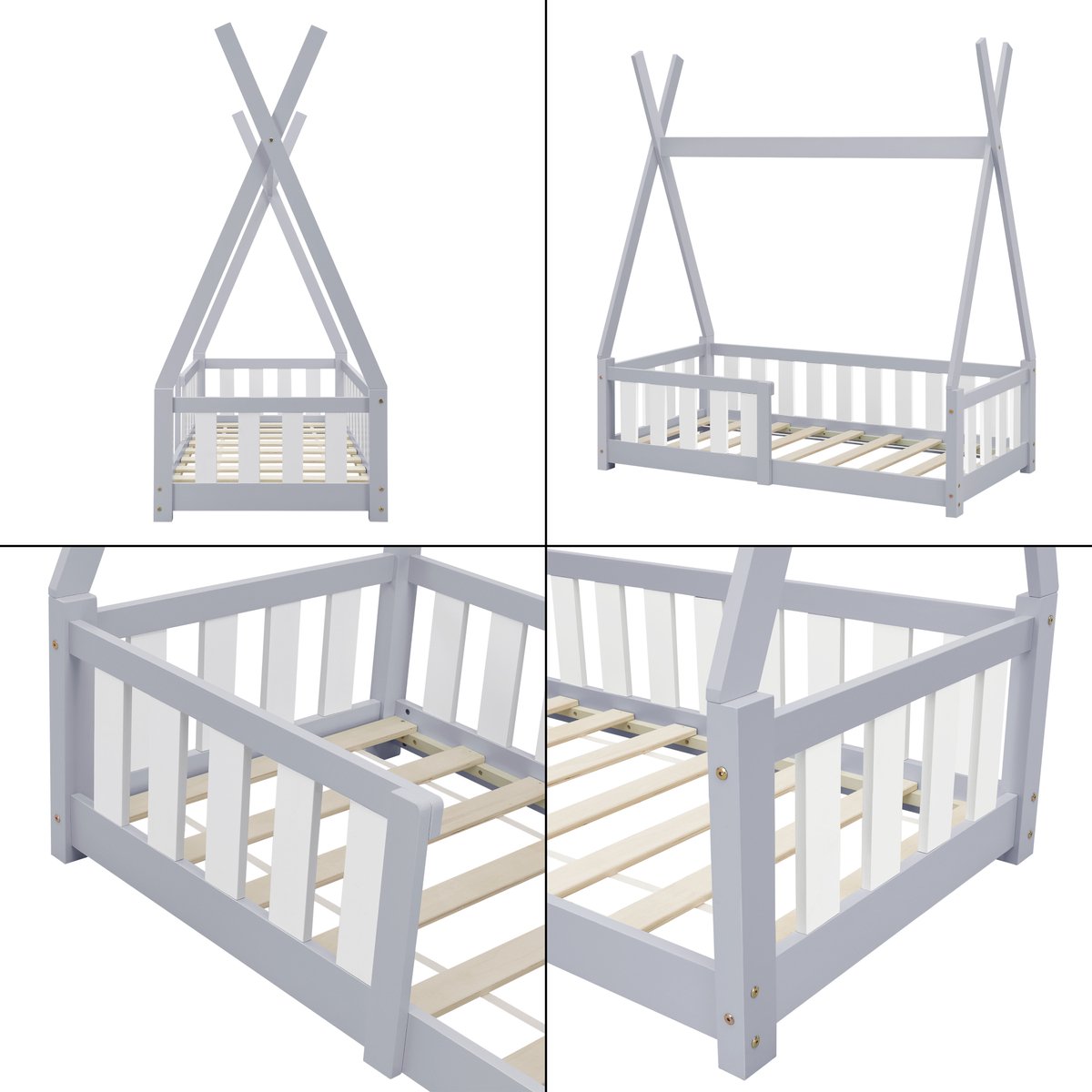 Kinderbed Kinderbed Tipi Kinderbed 70x140 cm - afbeelding 3