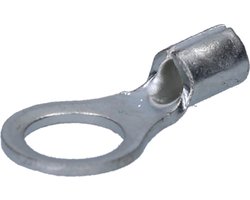 Set van 10 Cembre S1,5-M3 ongeïsoleerde ringkabelschoenen voor het krimpen van 0,5 mm² - 1,5 mm² M3-bouten