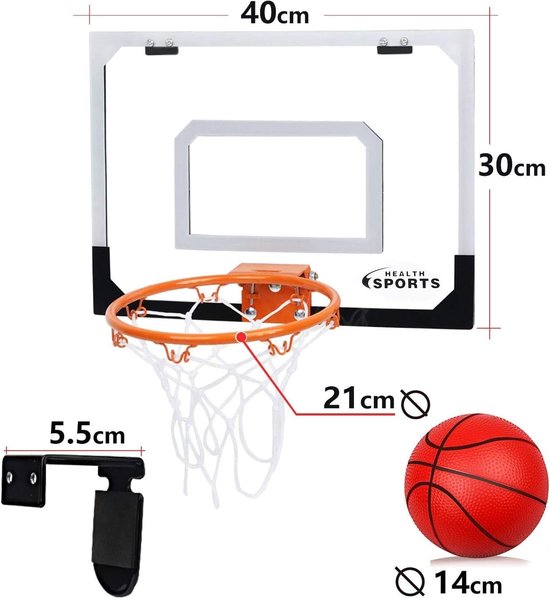 Mini panier de basket pour enfants, ensemble de basket-ball intérieur pour  chambre