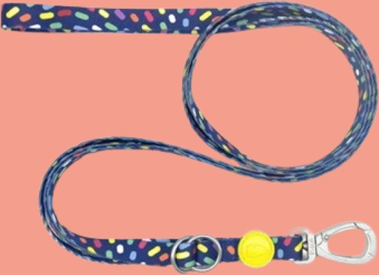 Morso - Laisse pour chien réglable - Recyclée - Color Invaders Violet - S - 75-230X1,5 cm