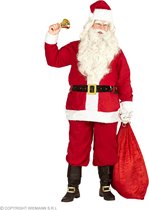 Widmann - Kerst & Oud & Nieuw Kostuum - Altijd Vrolijke Kerstman Kostuum - Rood, Wit / Beige - XXXL - Kerst - Verkleedkleding