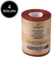 Papier de verre Copenhagen Pro op rol - 4 rouleaux - sec - grain 40 - 11,5 cm x 5 mètres