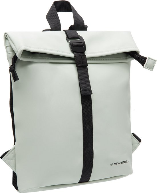 New Rebels Waterafstotende Rolltop Rugzak Mart Mint