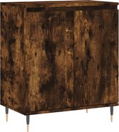 vidaXL Buffet 60 x 35 x 70 cm Bois décoré Chêne fumé