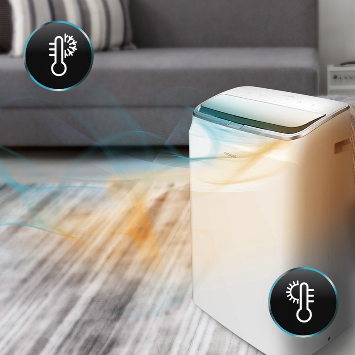 Afbeelding 2 van Cecotec 08177 mobiele airconditioner 65 dB 1340 W Wit