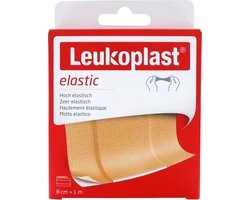 Leukoplast Pleister elastic 1m x 8cm 1 Rol