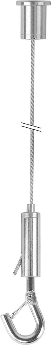 STAS ophangset (5 stuks - 200cm) met veiligheidshaak en plafondbevestiging