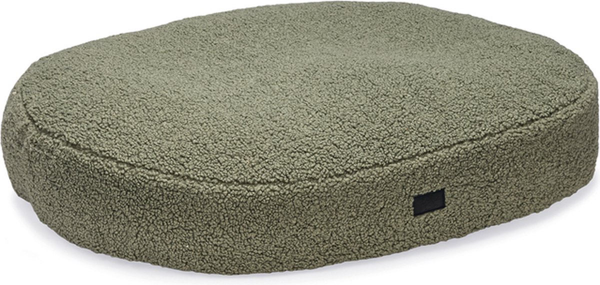 Designed by Lotte Ovaal Ligkussen Yndis Groen 100 x 70 x 15 cm