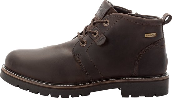 camel active Lederen Veterschoen met Sympatex-membraan - Maat menswear-44 - Dark bruin