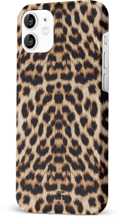 xoxo Wildhearts Wild Thing Single Layer - Panter print hoesje geschikt voor iPhone 11 hoesje - Luipaardprint hoesje geschikt voor iPhone 11 hoesje - Tijger print hoesje - Hardcase luxe hoesje met print