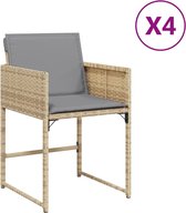 vidaXL-Tuinstoelen-4-st-met-kussens-poly-rattan-gemengd-beige