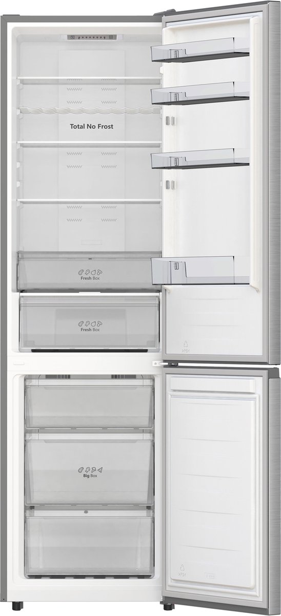 Hisense RB440N4ACA, Koelkast met A Energielabel - Koel-vriescombinatie - No Frost - RVS - Multi-Air Flow - Fast Freeze - 35dB (A) -Inverter Compressor - 336 Liter — afbeelding 3