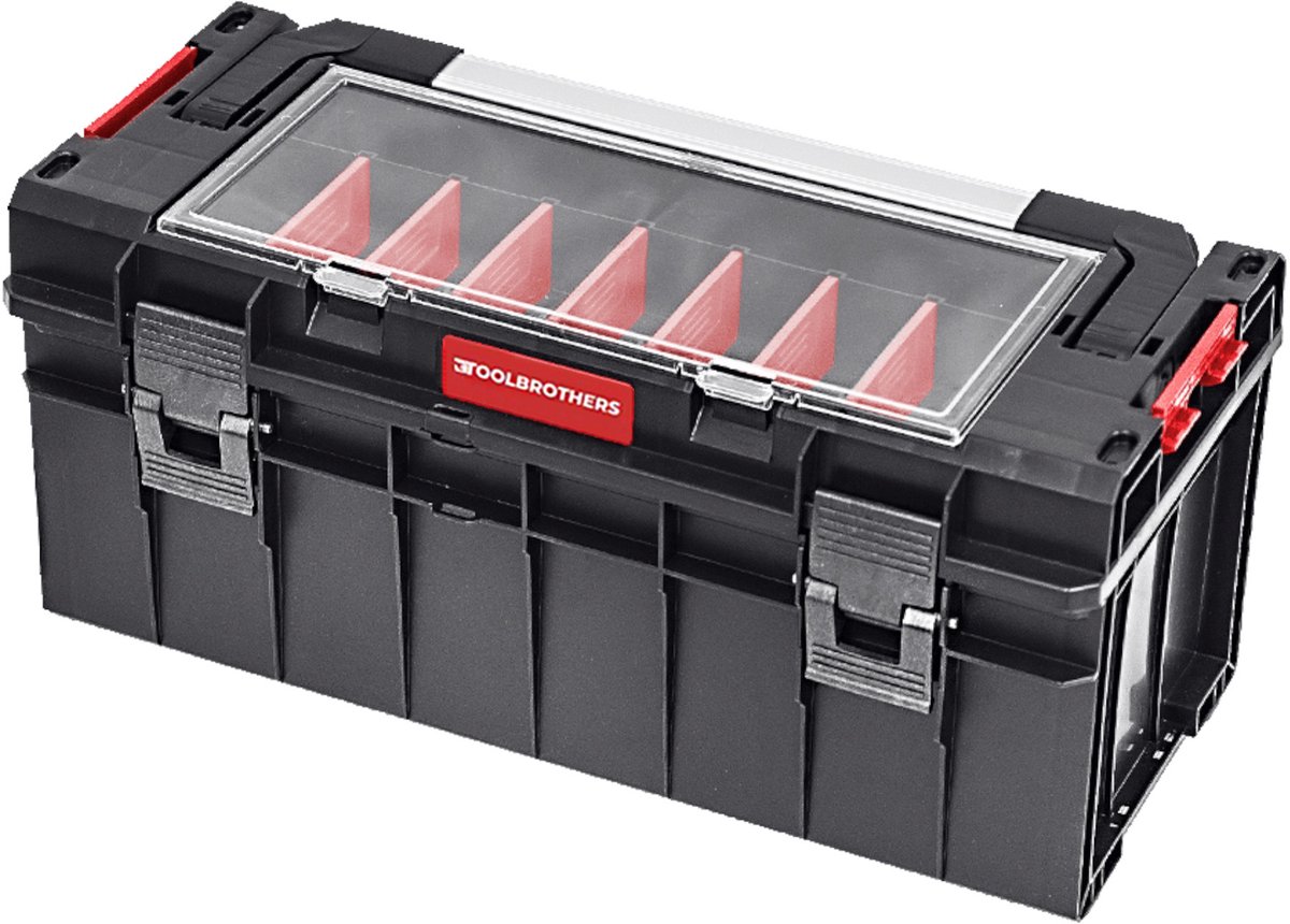 Toolbrothers RHINO Slim gereedschapskoffer ECO Handling+ Long Edition 22 l IP54 + gereedschapsschaal