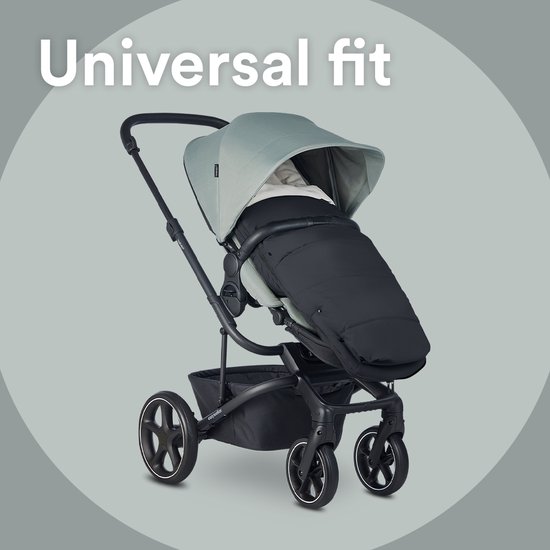 Cosytoes Voetenzak, Fairy Baby waterdicht en winddicht, CosyToes Fleece Gevoerde Universele Montage voor Kinderwagens, Kinderwagens, Buggy (zwart