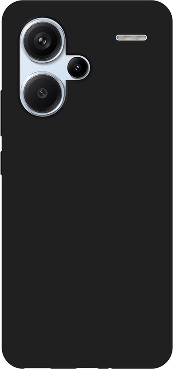 Just in Case hoesje geschikt voor Xiaomi Redmi Note 13 Pro Plus (5G) Hoesje Siliconen - Flexibele Case - Zwart