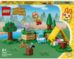 foto van LEGO Animal Crossing Kamperen met Bunnie - 77047